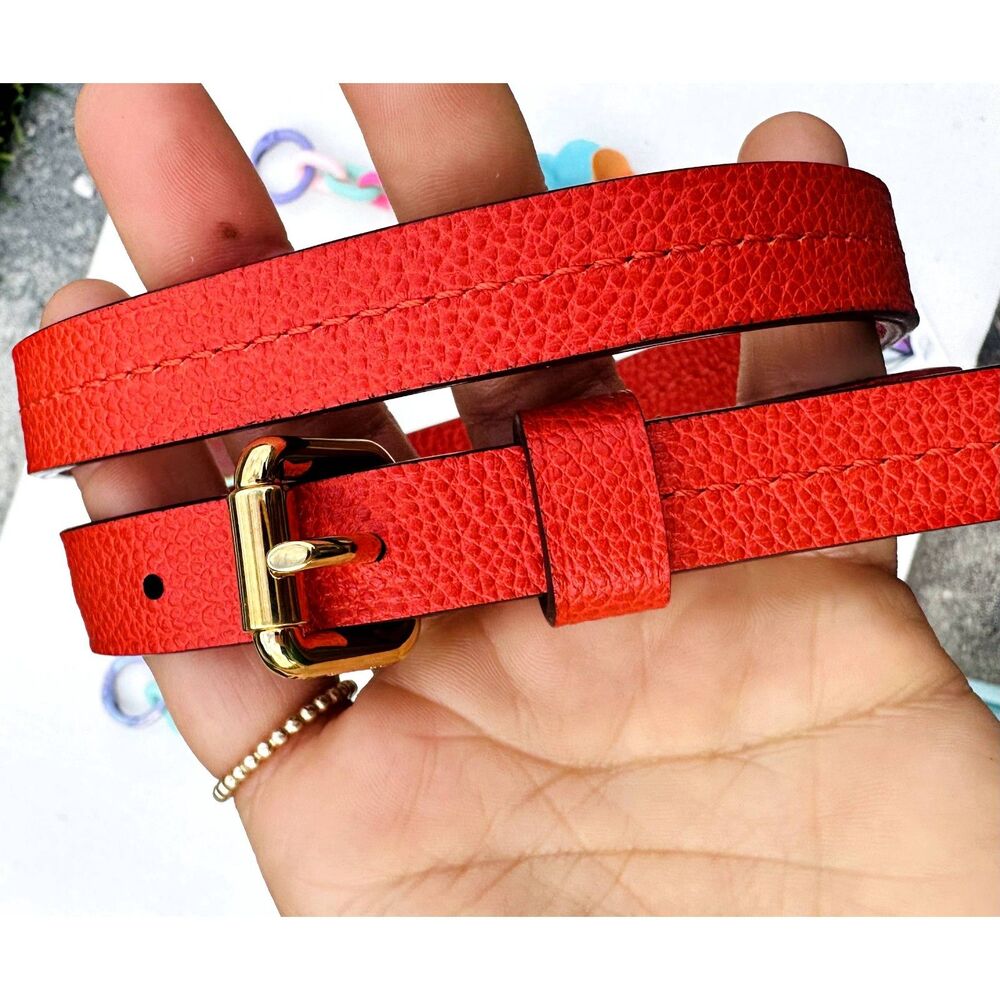 New Louis Vuitton Orient Empreinte Leather Adjustable Bag Strap